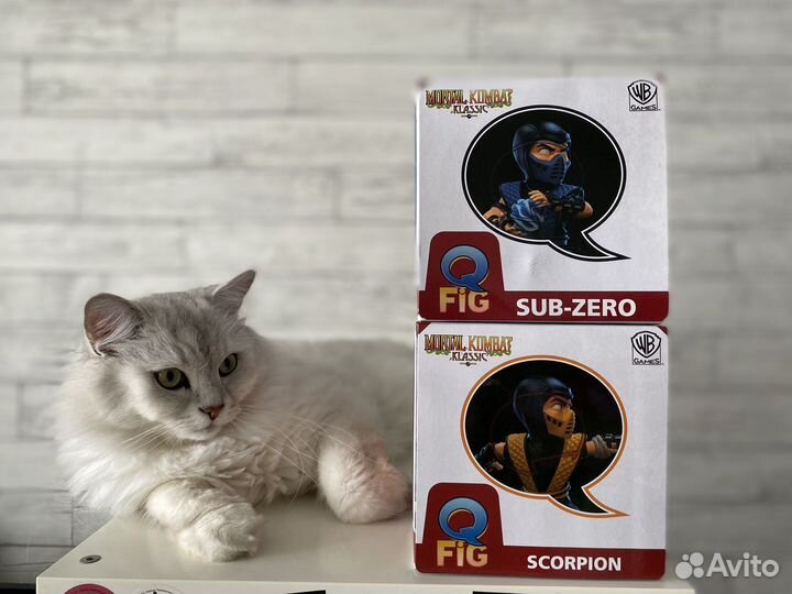 Фигурки Mortal Kombat Скорпион и Саб Зиро 10 см