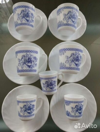 Сервиз чайно-кофейный Arcopal (Франция)