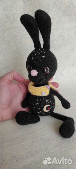 Заяц, кролик, ручная работа, вязаный крючком