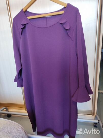 Платье, ветровка, блузка 60 -62 размер