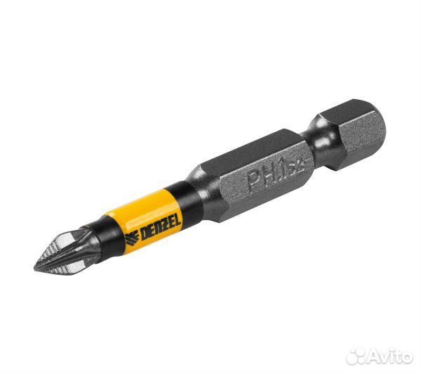 Бита PH1х50, сталь S2, цилиндр., 10 шт. Е 6, 3 De