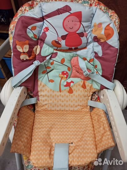 Стульчик-шезлонг Chicco Polly NEW 2 в 1 Италия