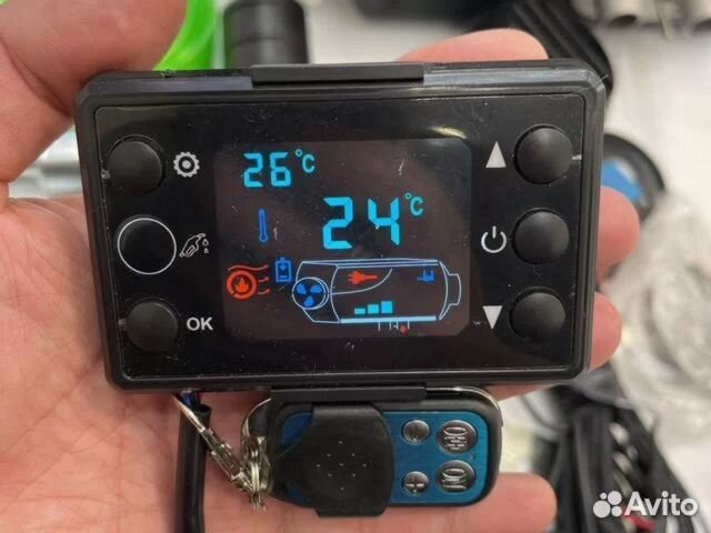 Автономный отопитель фен 12 24 220 8квт 1 сопло