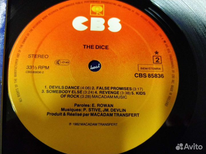 The Dice Фирменный винил