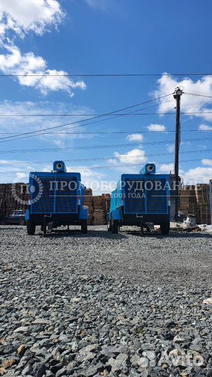 Винтовой компрессор 12 м3/мин на шасси