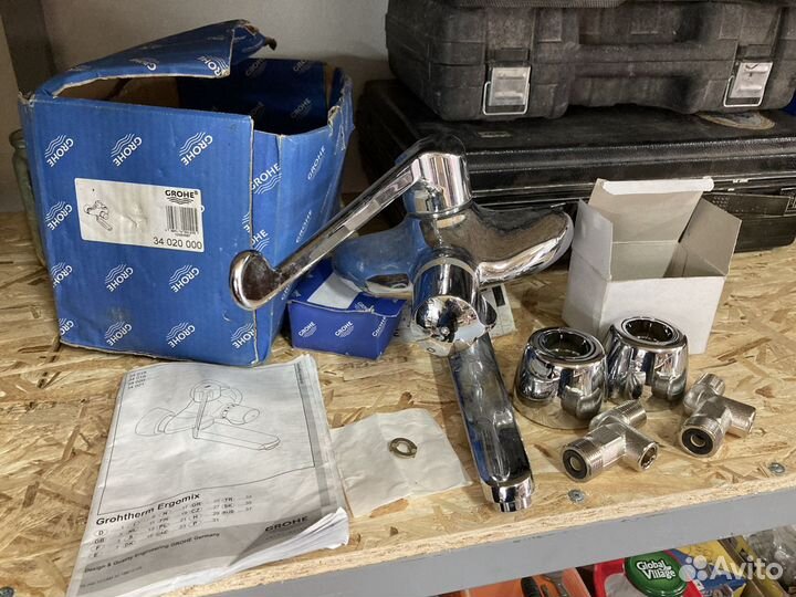 Смеситель grohe grohfherm ergomix 34020