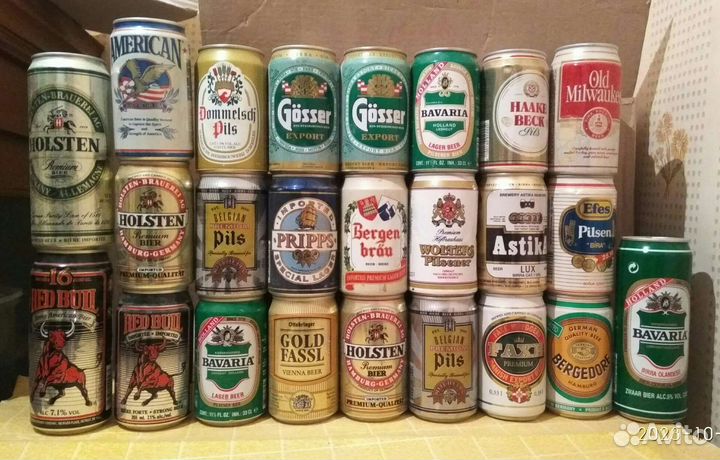 Банки от пива и соков из 90х