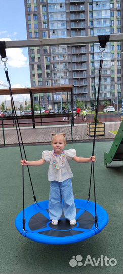 Качели гнездо подвесные круглые