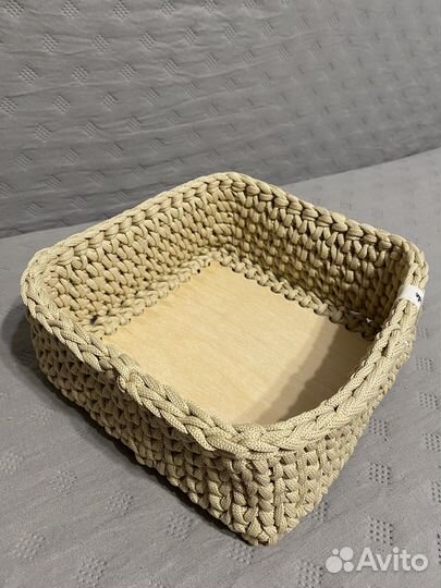 Корзина интерьерная квадратная