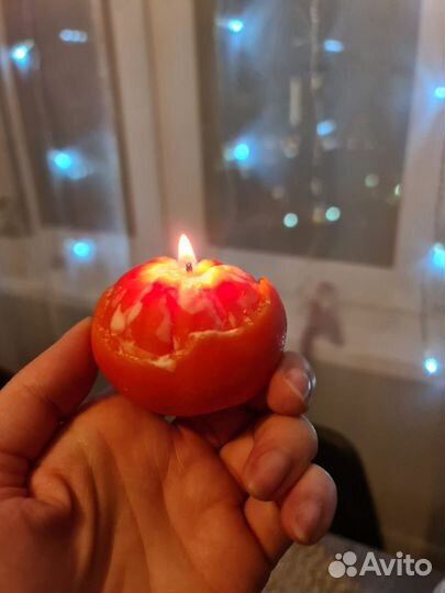 Ароматическая свеча ручной работы