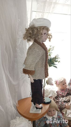 Кукла 55см фарфоровая