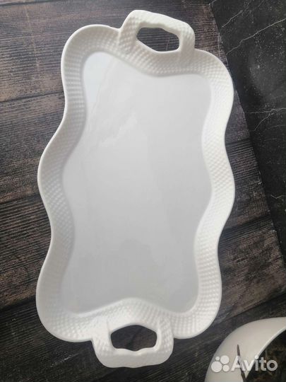 Фарфоровый поднос, сервировочное блюдо