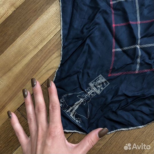 Винтажный шёлковый платок Burberrys Италия ориг