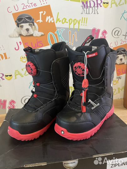 Детский сноуборд burton 130 см комплект