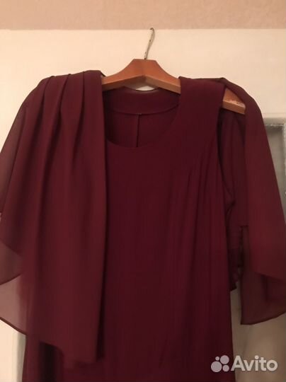 Платье женское вечернее стрейч с перелиной,52 р