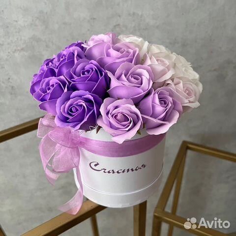 Букет цветов из мыла