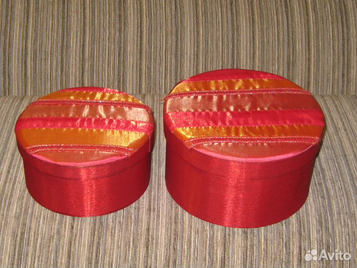 Набор шкатулок для рукоделия (2 шт, новые)