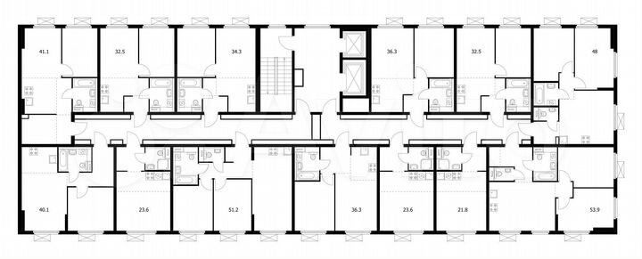 2-к. квартира, 36,3 м², 17/17 эт.