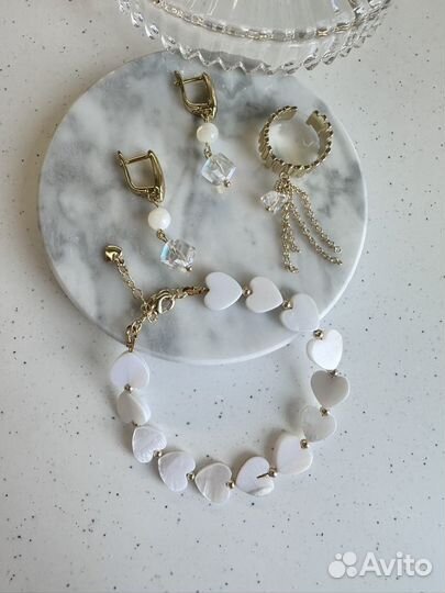 Ожерелье,браслет и серьги