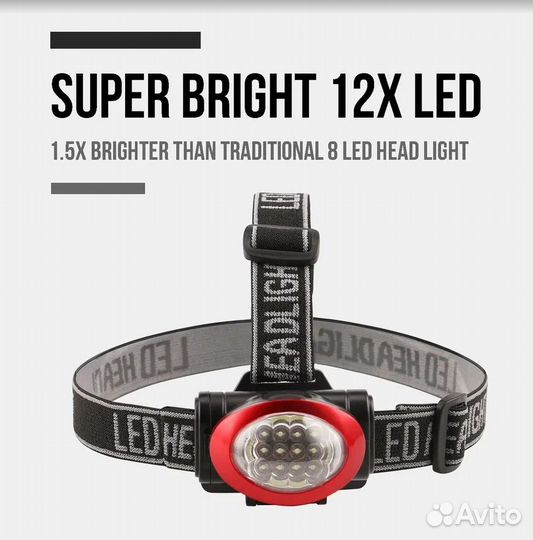 Новый налобный фонарь