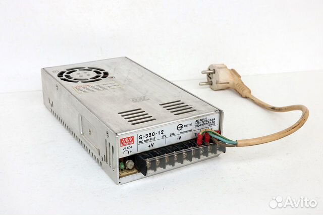 Блок питания с 220 В на 12 В. 350 Вт, 29А