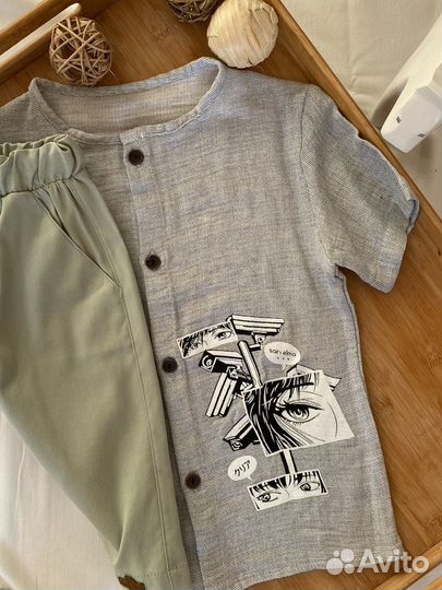 Рубашка и брюки на мальчика (костюм)