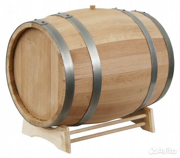 Бочки дубовые кавказский дуб, 5л - 30л
