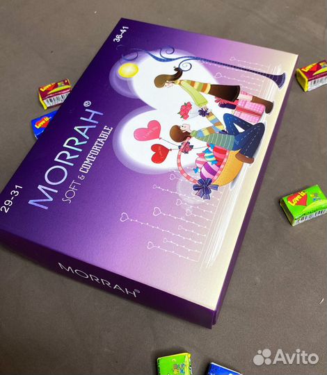 Носки love is в подарочной упаковке