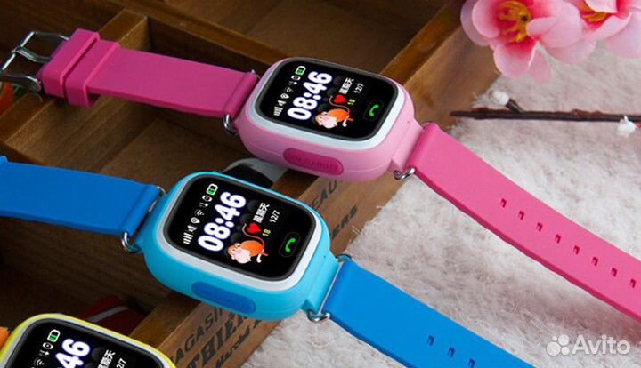 Новые Smart baby watch Q90. Умные часы