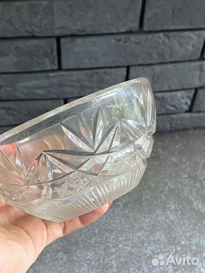 Сахарница стеклянная СССР