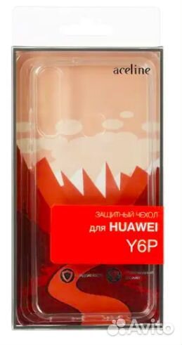 Накладка Aceline Silicone для huawei Y6p прозрачны