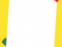 Вставка ромб в рамку А4 "Акция" пэт 0,5мм Желтый