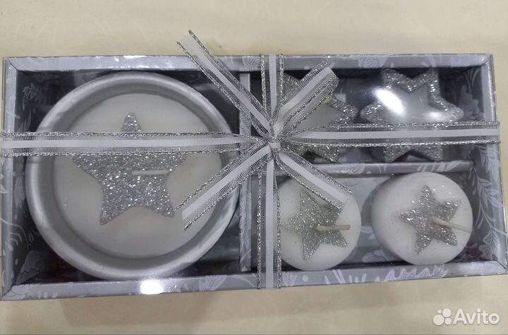 Набор свечей новогодний