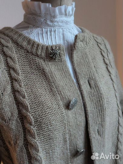 Винтажный кардиган alphornуютный