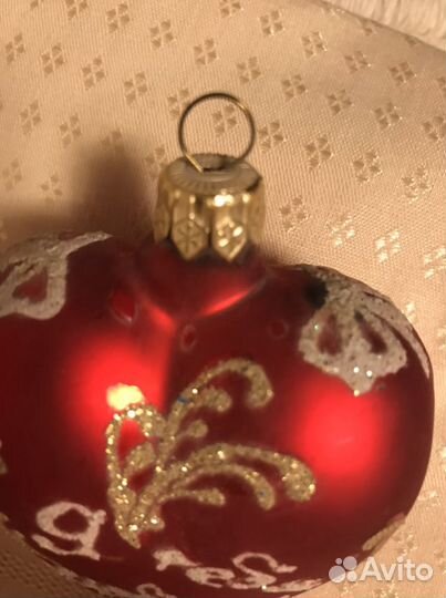 Елочная игрушка Сердце
