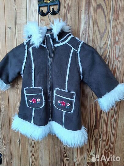 Детская дубленка на девочку