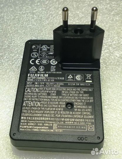 Зарядное устройство fujifilm BC-45W