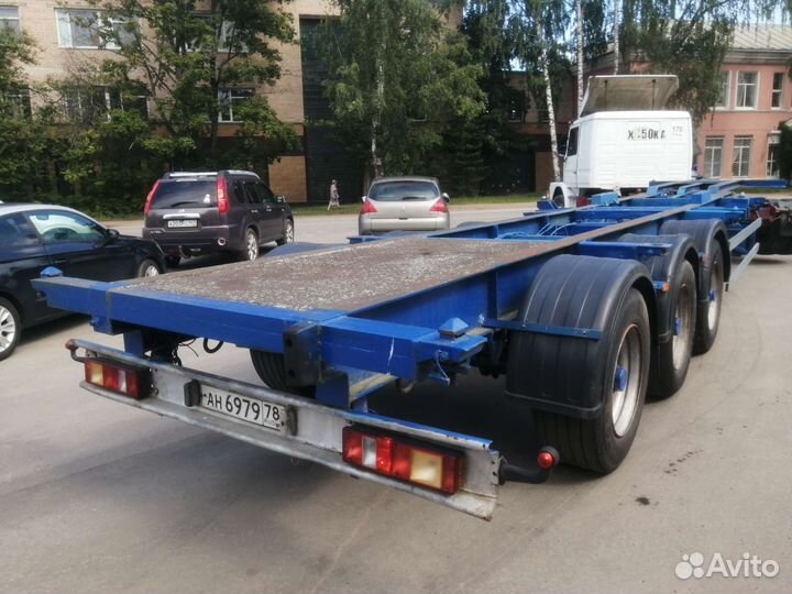 Полуприцеп контейнеровоз Van Hool контейнеровоз, 1990