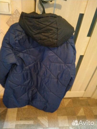 Куртка темно синяя зимняя