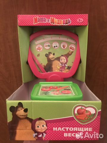 весы играем вместе маша и медведь. весы играем вместе маша и медведь. игрушка весы маша и медведь арт. маша весы. в88306-r.