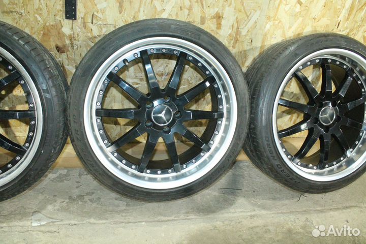 Классные разноширокие диски на Mersedes R19 5x112