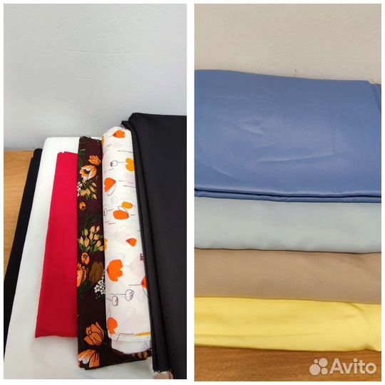 Ткань отрезы разные