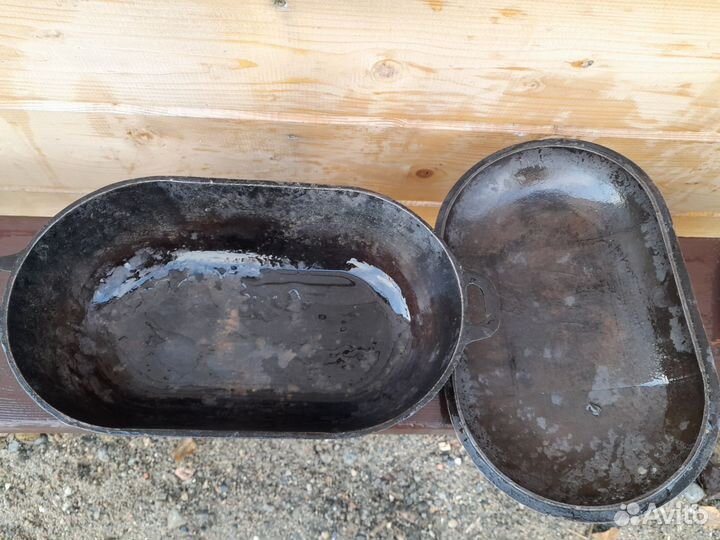 Утятница чугунная СССР 4,5 л