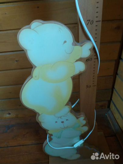 Ростомер детский со светильником