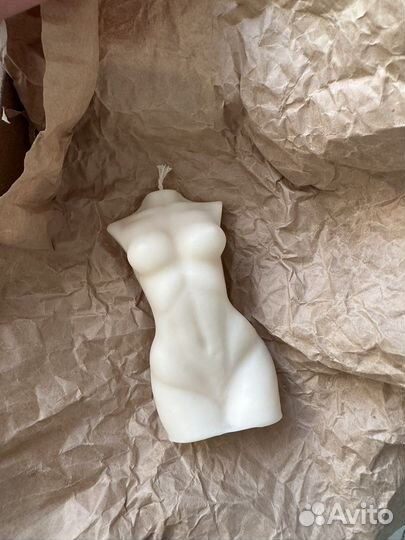 Свеча женское тело из соевого воска