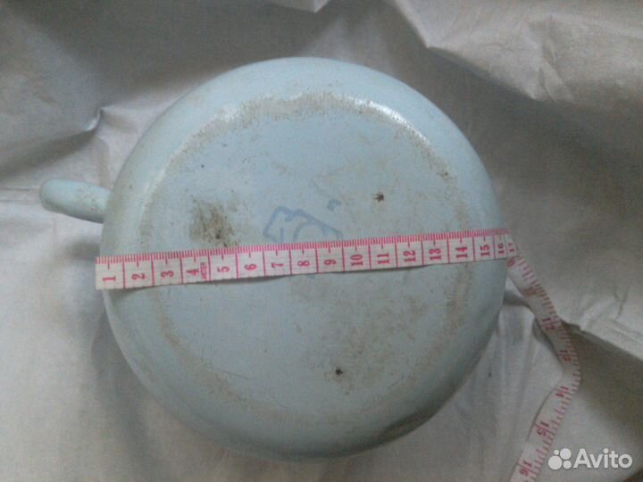 Горшок ночной эмалированный стальной с крышкой 2шт