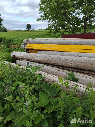 Сруб дома из бревна бу