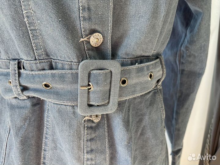 Джинсовое платье