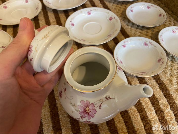 Набор советской посуды, фарфор из гдр кольдиц