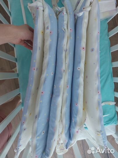 Балдахин с держателем + бортики в кроватку